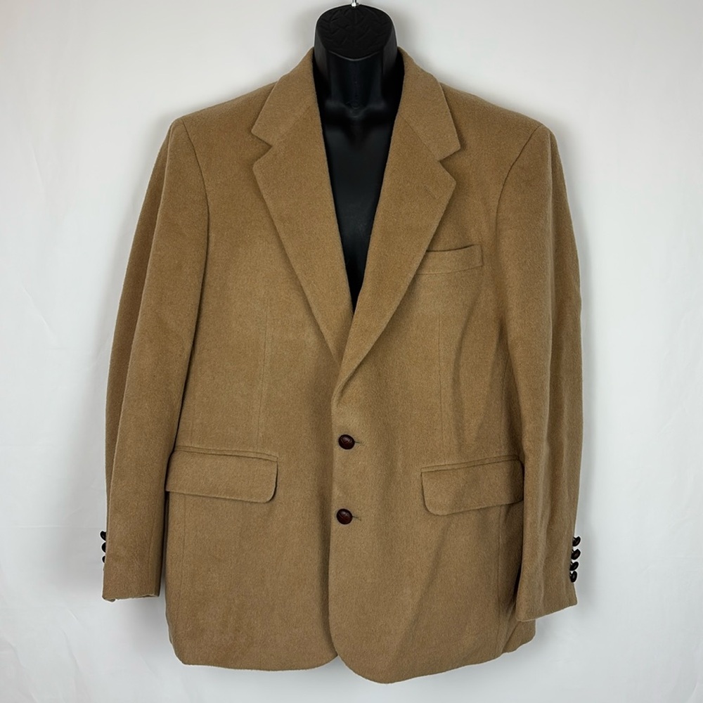 Camel Hair Mens Size 42” Long CLASSIC Jacket Blazer
